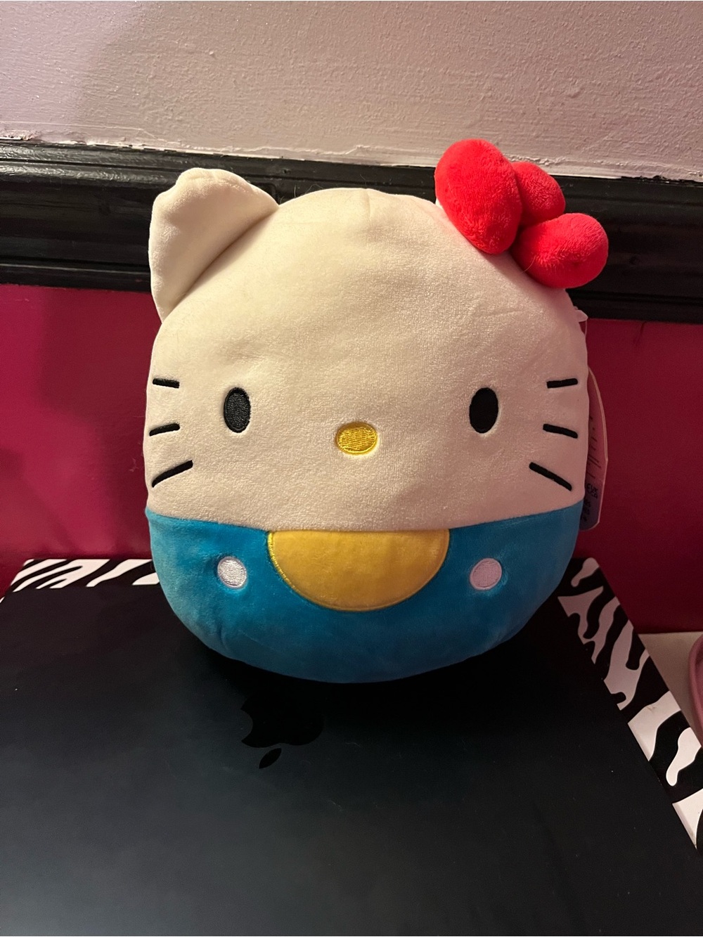 Squishmallows Hello Kitty Sanrio With Blue Overalls 13" Spring 2021